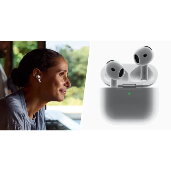 هدفون بلوتوثی اپل مدل AirPods 4 (نسخه دارای نویز کنسلینگ) - تصویر 3