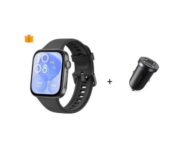 ساعت هوشمند هوآوی مدل FIT 3 - گارانتی 18 ماهه شرکتی به همراه شارژر فندکی 12w هدیه