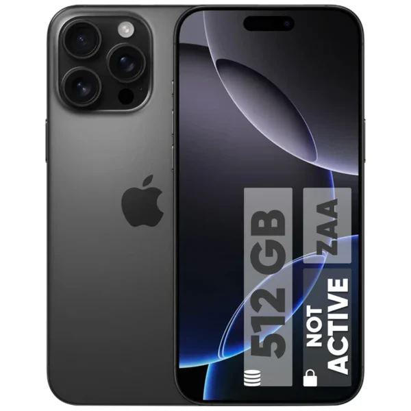 گوشی موبایل اپل دو سیم (Not Active) مدل iPhone 16 Pro Max ZAA دو سیم کارت ظرفیت 512 گیگابایت و رم 8 گیگابایت - با کد رجیستری