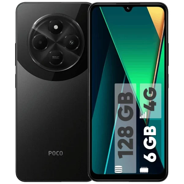 گوشی موبایل شیائومی مدل Poco C75 دو سیم کارت ظرفیت 128 گیگابایت و رم 6 گیگابایت - گلوبال