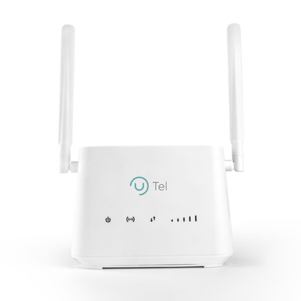 مودم روتر بی سیم 4G LTE یوتل مدل L443 به همراه سیم‌کارت آپتل و 75 گیگابایت اینترنت هدیه
