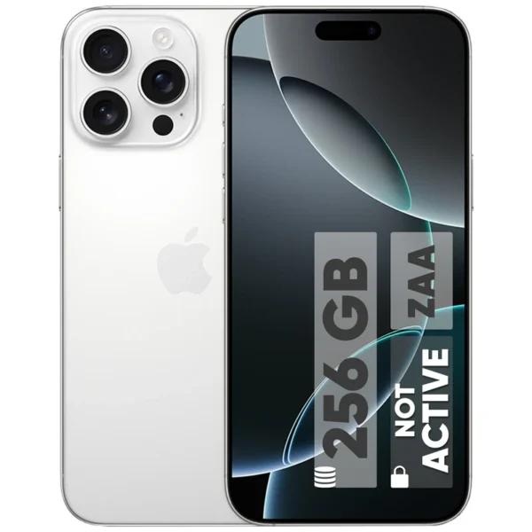 گوشی موبایل اپل مدل (Not Active) iPhone 16 Pro ZAA دو سیم کارت ظرفیت 256 گیگابایت و رم 8 گیگابایت