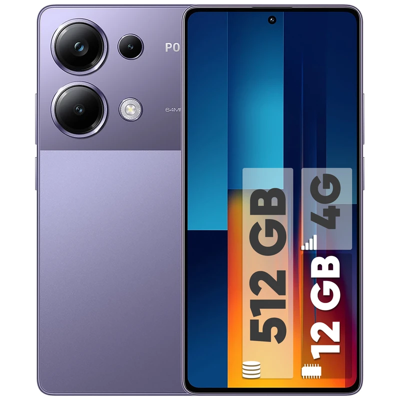 گوشی موبایل شیائومی مدل Poco M6 Pro دو سیم کارت ظرفیت 512 گیگابایت و رم 12 گیگابایت - تصویر 4