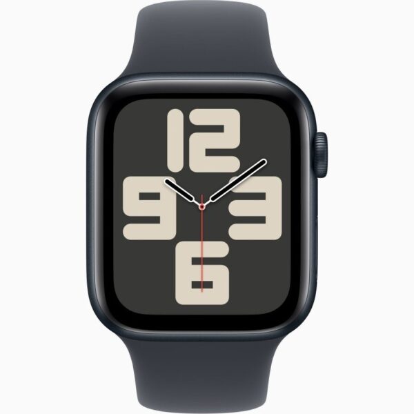 ساعت هوشمند اپل مدل  SE Gen2 2024 Aluminum Case 44mm  با بند سیلیکونی - گارانتی 18 ماهه شرکتی