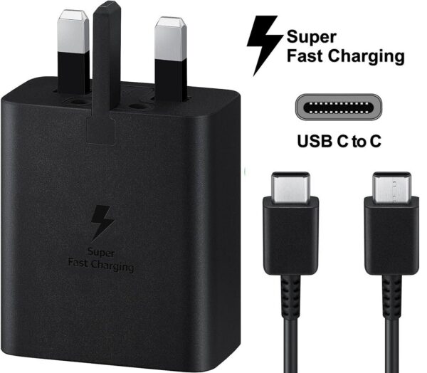 شارژر دیواری 45 وات سامسونگ مدل EP-T4511 به همراه کابل تبدیل USB-C - سه پین - تصویر 3
