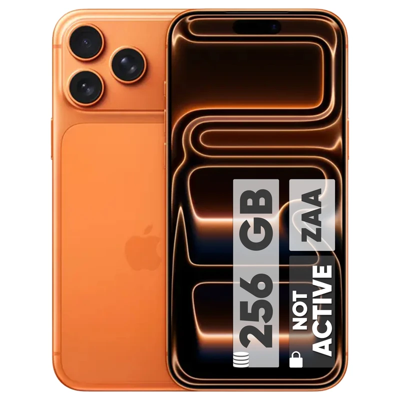 گوشی موبایل اپل مدل (Not Active) iPhone 17 Pro Max ZAA تک سیم کارت + eSim ظرفیت 256 گیگابایت و رم 12 گیگابایت - با کد رجیستری